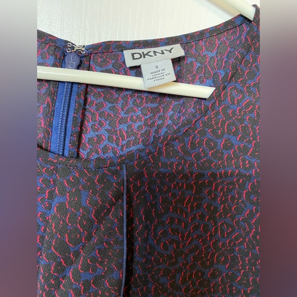 DKNY ruffle peplum blouse size 8 - Picture 2 of 4